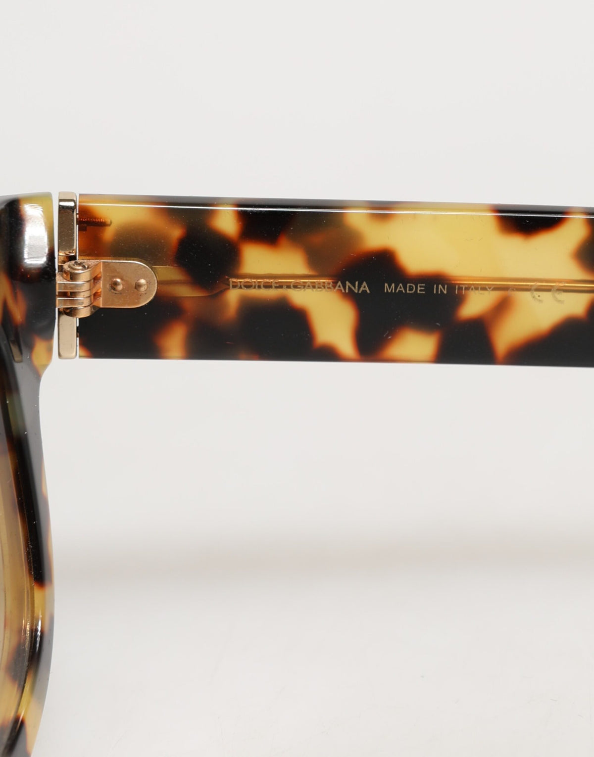 Dolce & Gabbana DG4379F White Tortoiseshell Gradient Acetate Shades Sunglasses