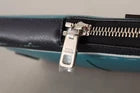 Dolce & Gabbana Blue Leather Cross Body Neck Strap Card Slot Phone Pocket Dolce & Gabbana