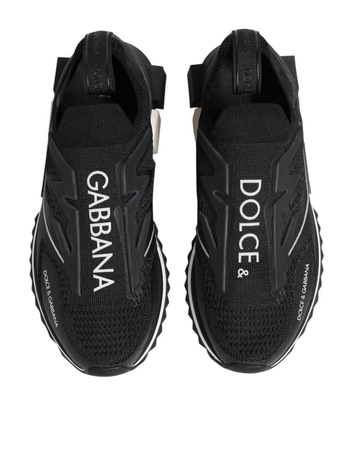 Dolce & Gabbana Black SORRENTO Sport Stretch Sneakers Shoes