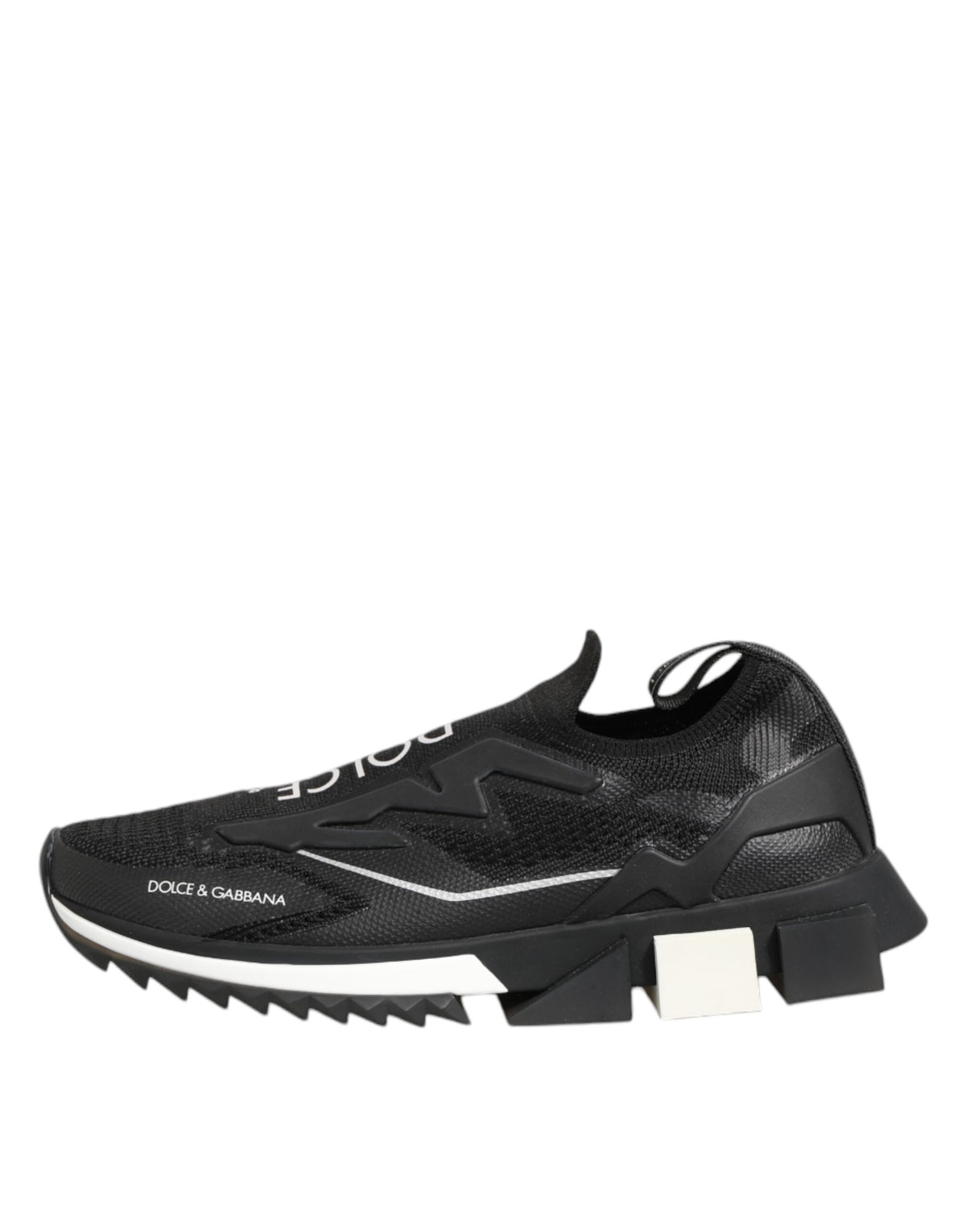 Dolce & Gabbana Black SORRENTO Sport Stretch Sneakers Shoes