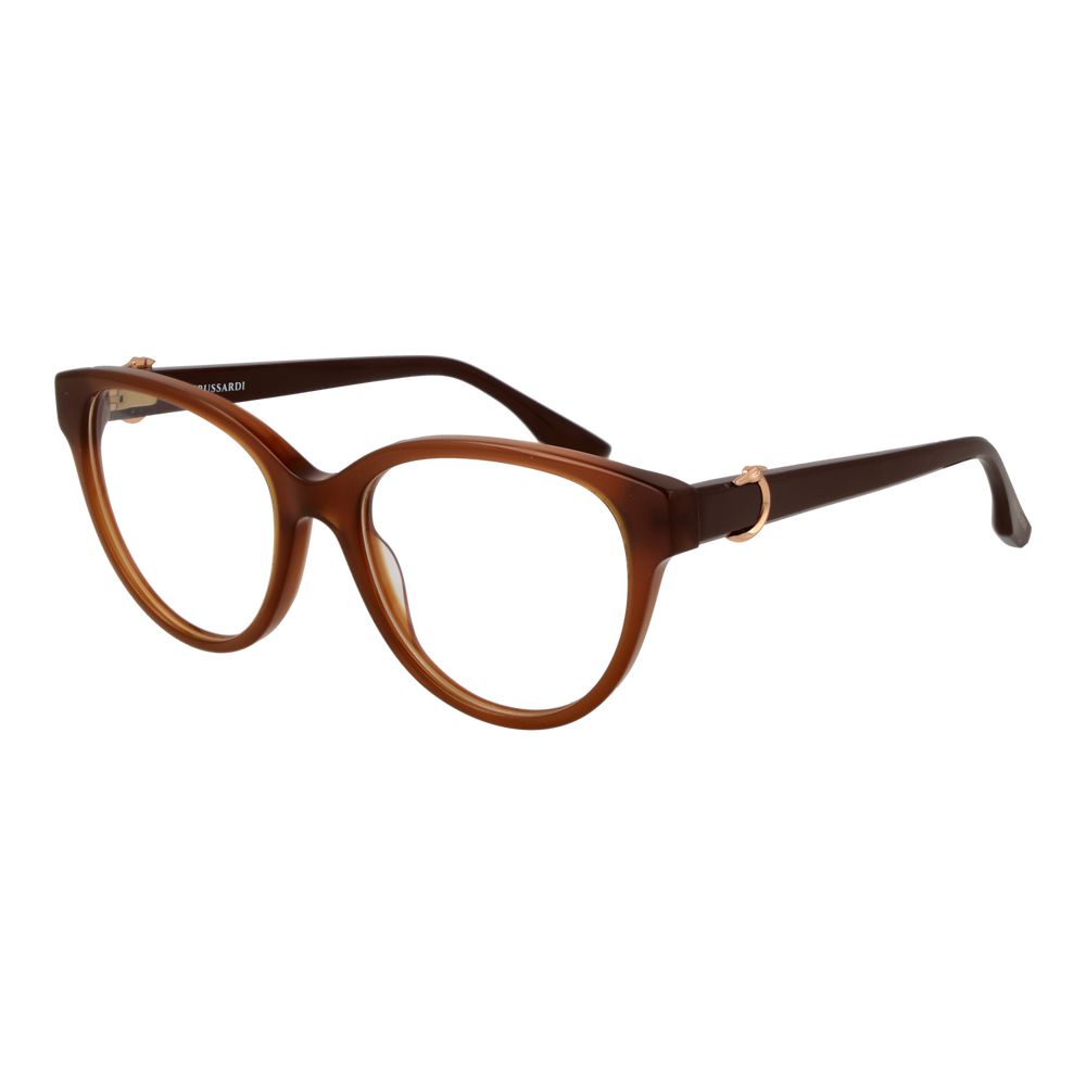 Trussardi Brown Acetate Glasses (Frames) Trussardi