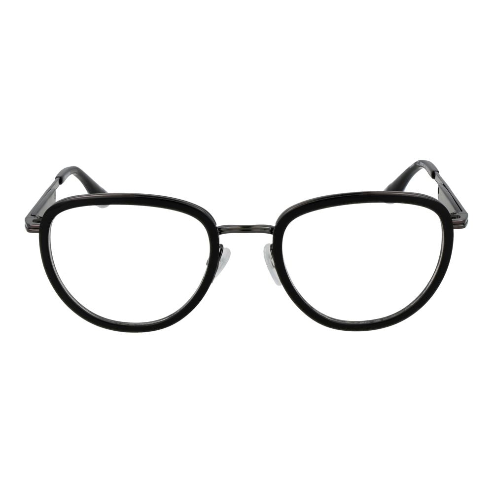 Trussardi Black Metal & Plastic Glasses (Frames) Trussardi