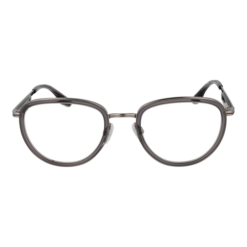 Trussardi Gray Metal Glasses (Frames) Trussardi
