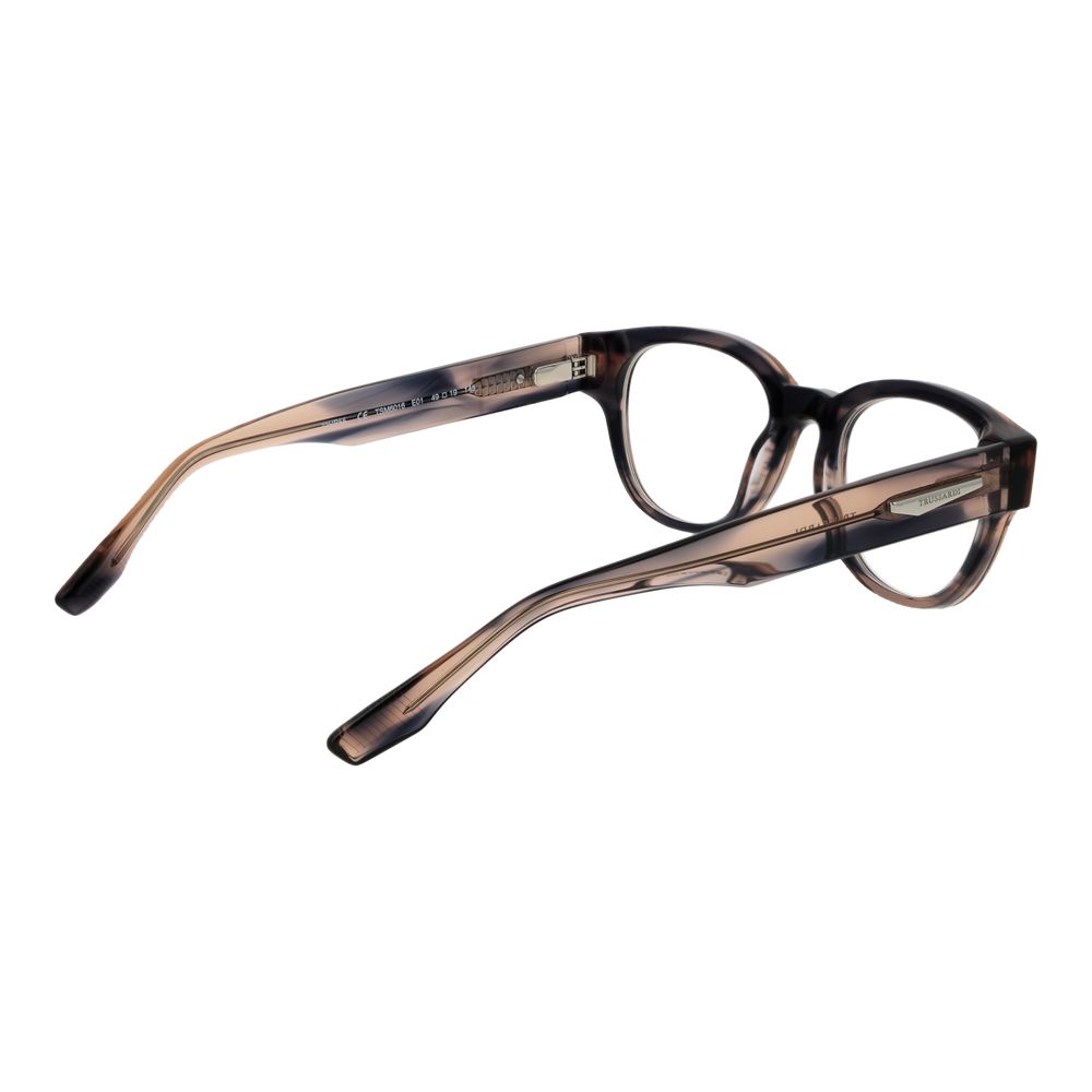 Trussardi Gray Acetate Glasses (Frames) Trussardi