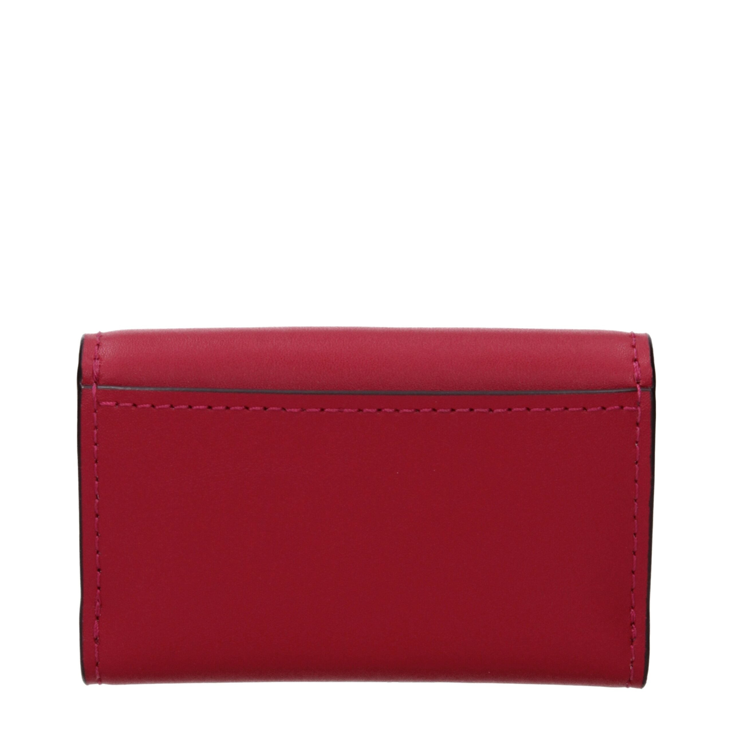 Michael Kors Red Leather Wallet Michael Kors