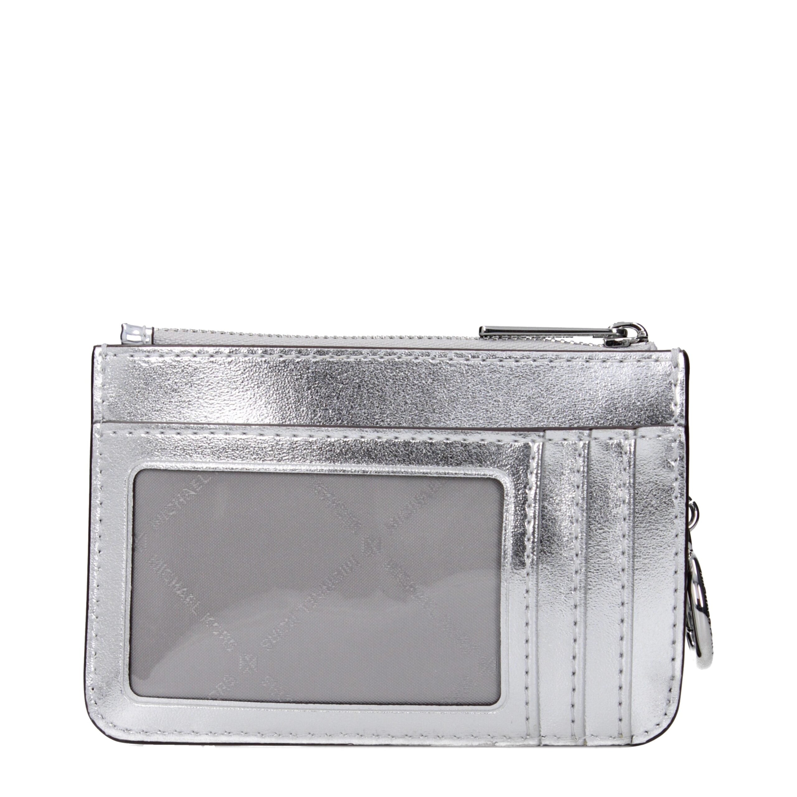 Michael Kors Gray Leather Wallet Michael Kors