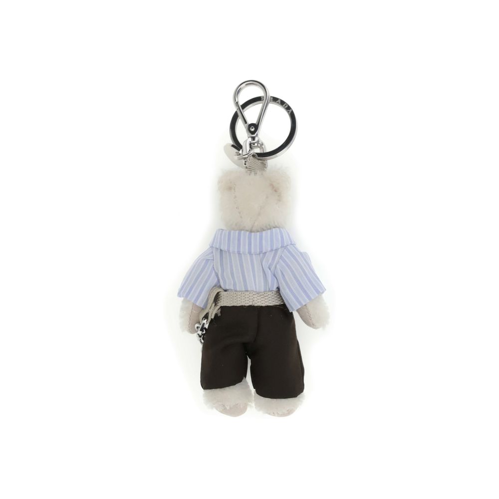 Prada Multicolor Cotton Keychain Prada