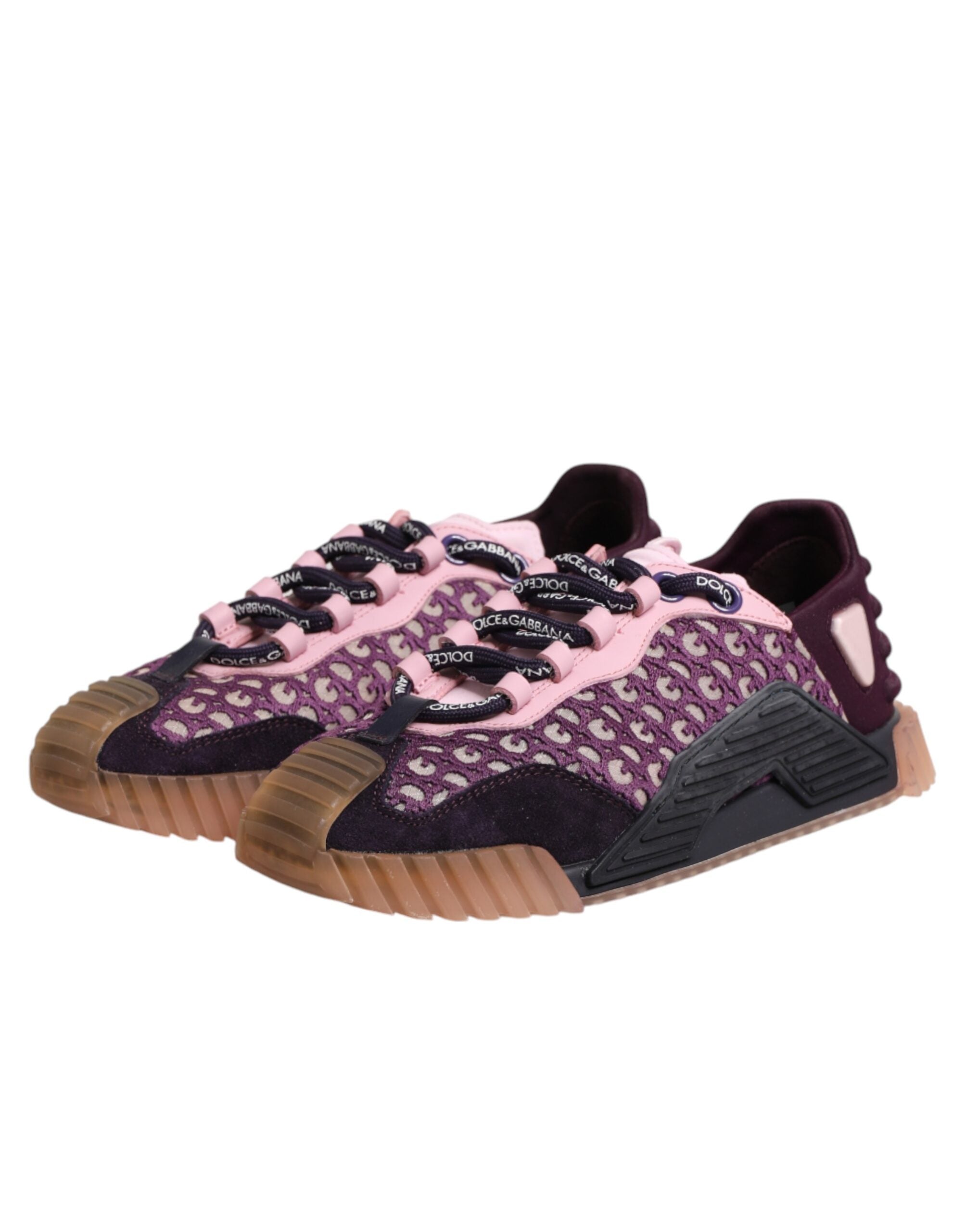Dolce & Gabbana Multicolor Logo Low Top NS1 Sneakers Shoes Dolce & Gabbana