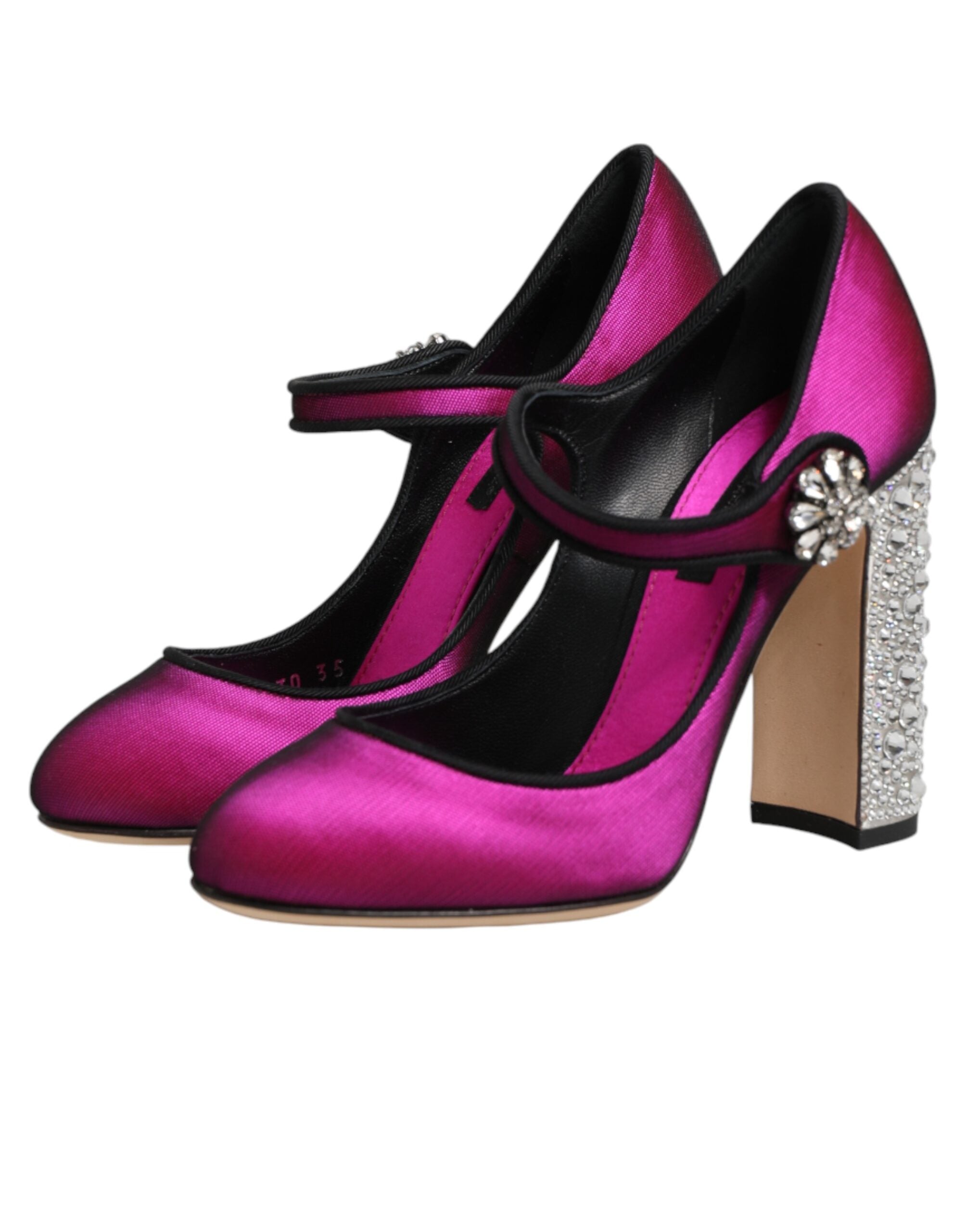 Dolce & Gabbana Pink Embellished High Heels Pumps Shoes Dolce & Gabbana