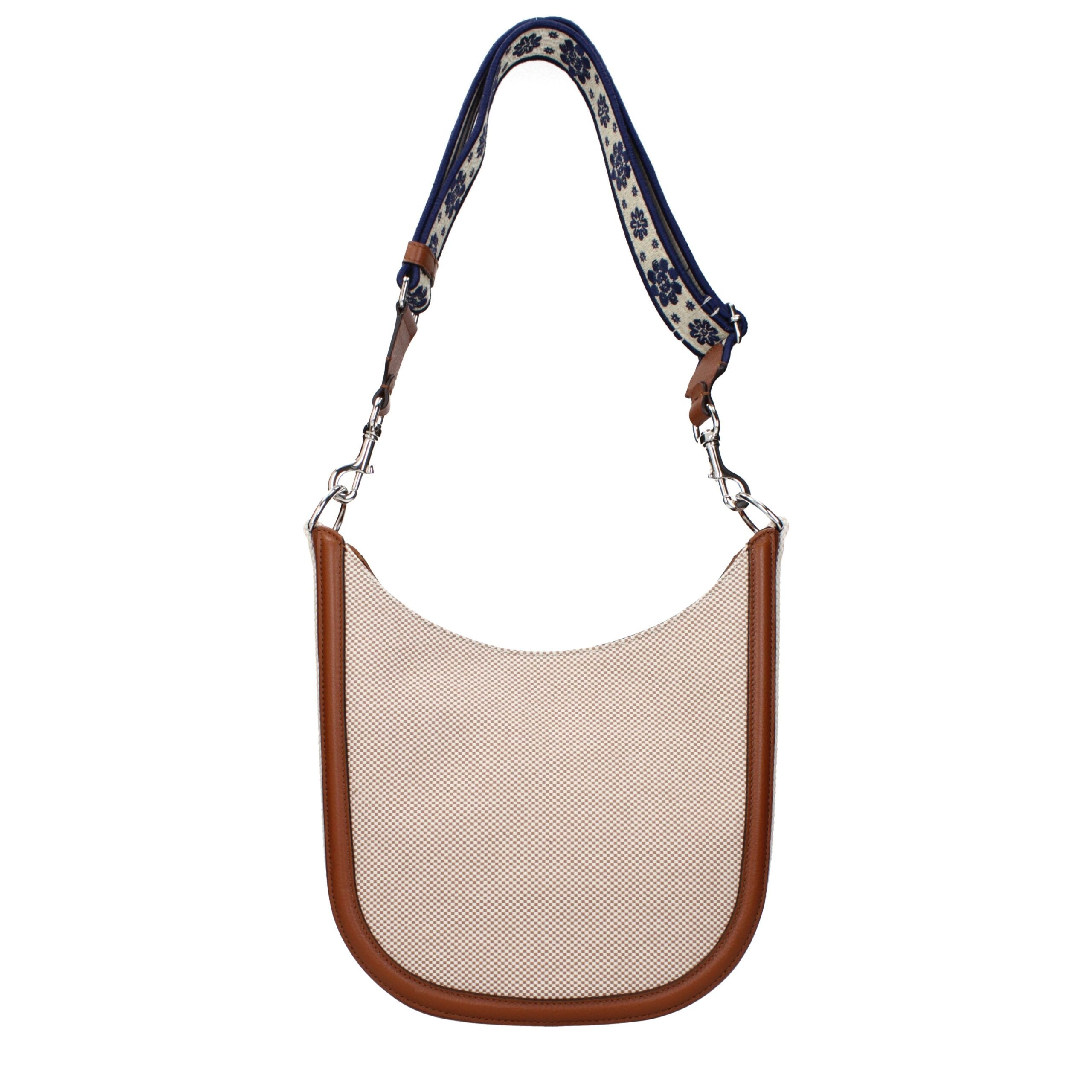 Valentino Garavani Beige Fabric Crossbody Bag Valentino Garavani