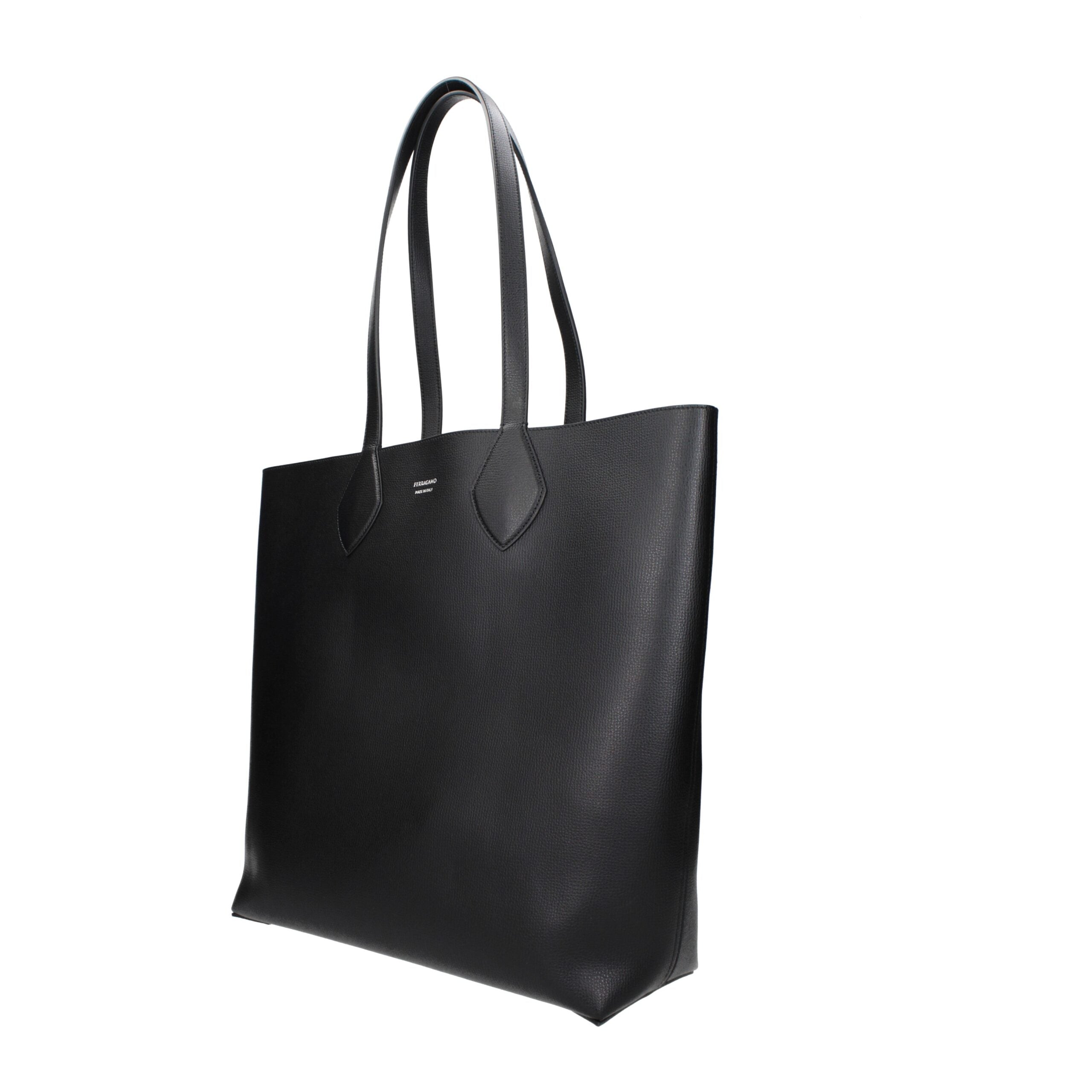 Salvatore Ferragamo Black Leather Shoulder Bag Salvatore Ferragamo