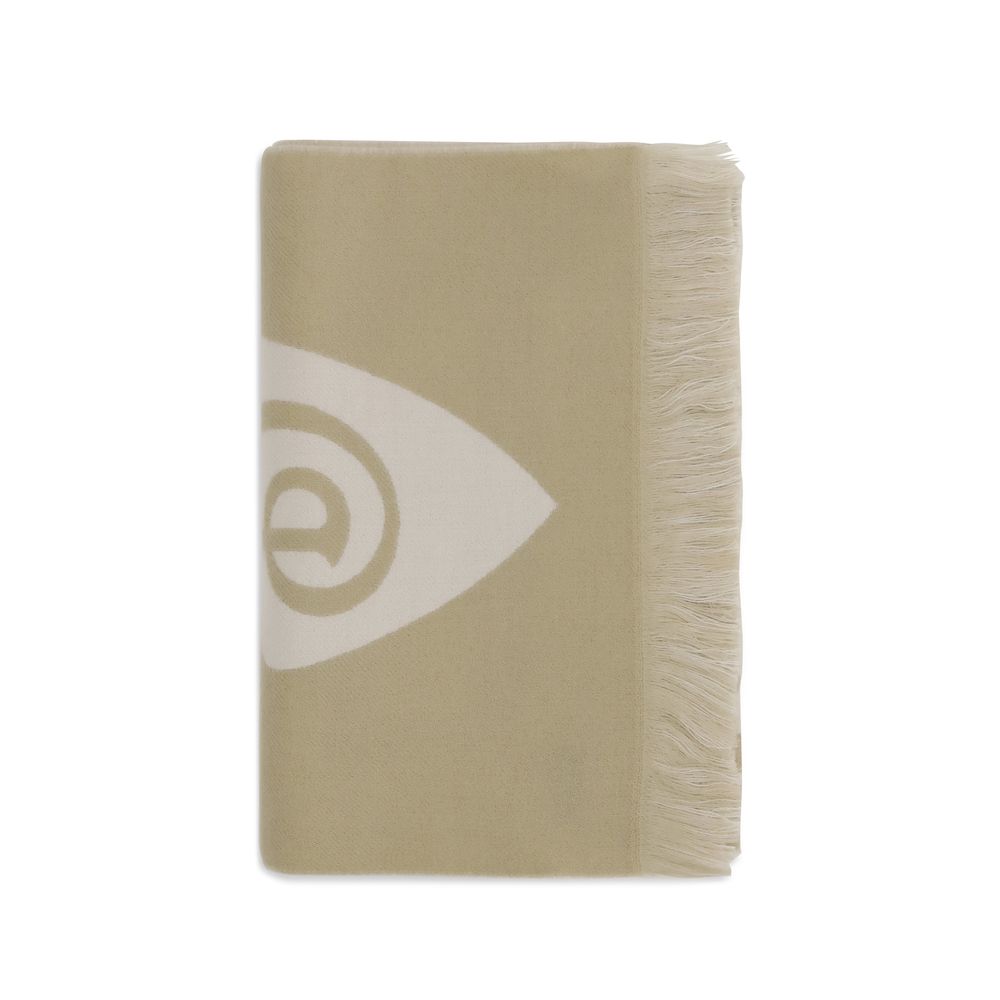 Burberry Beige Wool Scarf Burberry