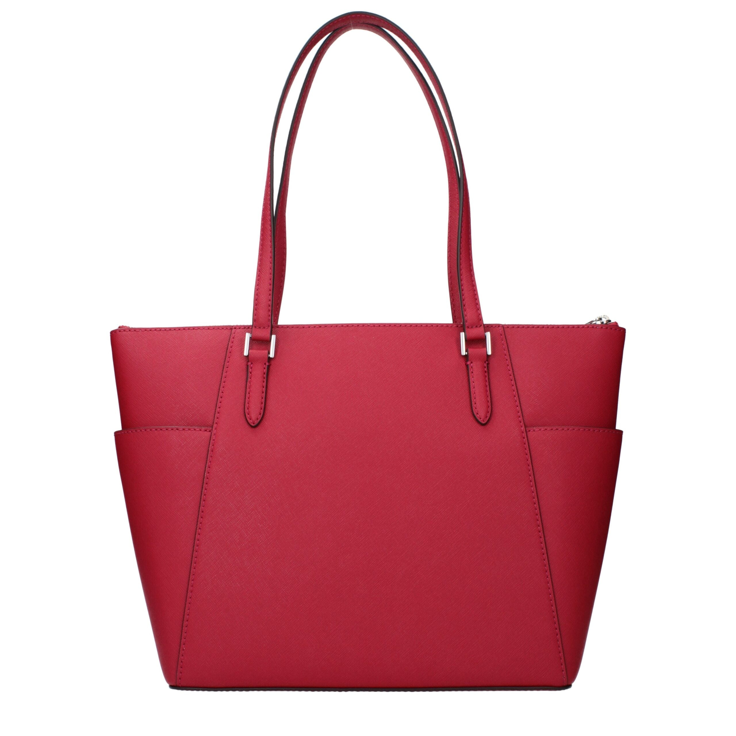 Michael Kors Red Leather Shoulder Bag Michael Kors