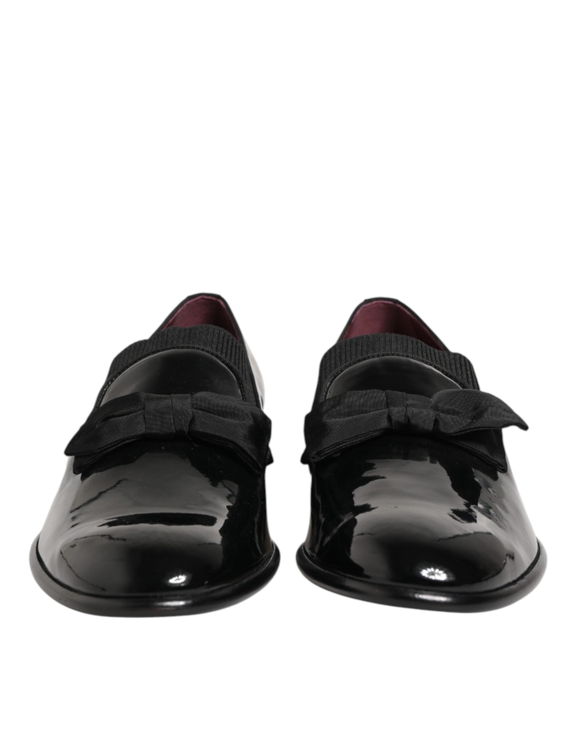 Dolce & Gabbana Black Leather Slip On Dress Men Loafers Shoes Dolce & Gabbana