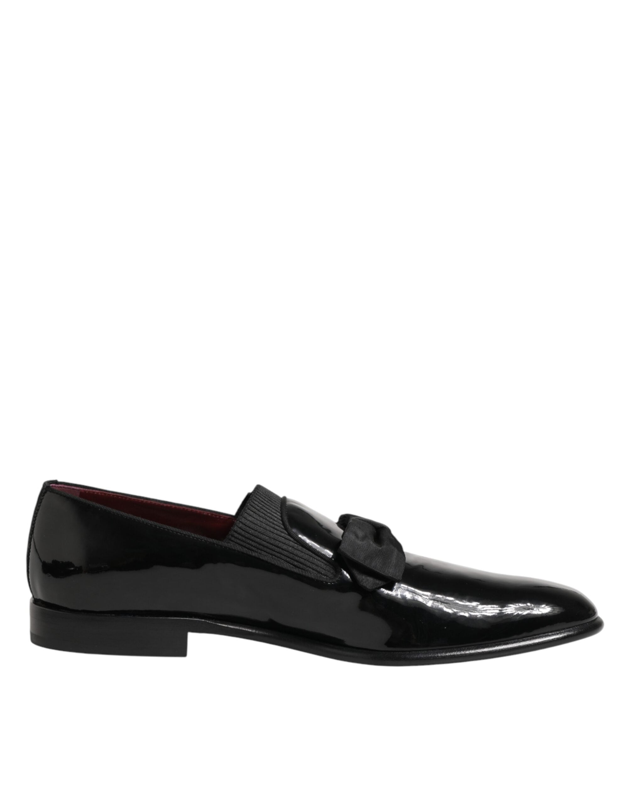 Dolce & Gabbana Black Leather Slip On Dress Men Loafers Shoes Dolce & Gabbana