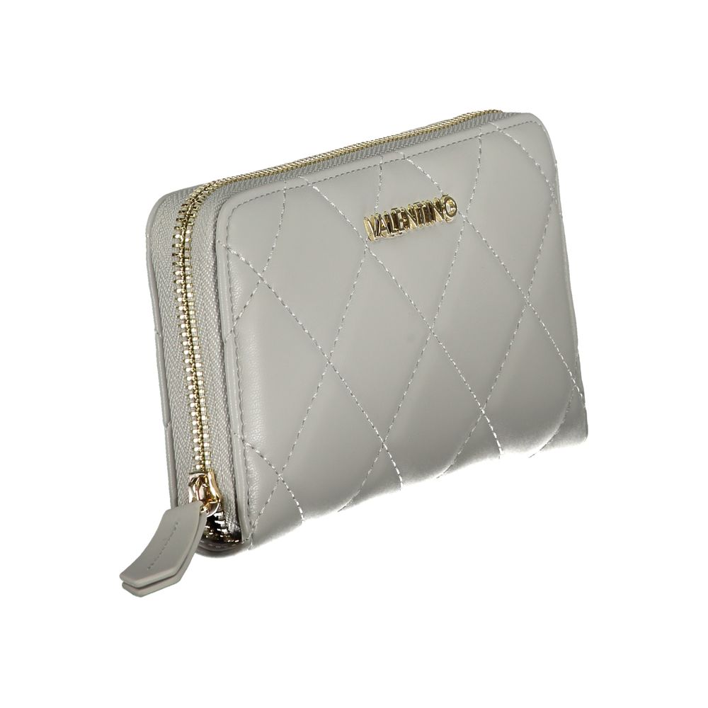 Mario Valentino Grey Polyurethane Women's Wallet Mario Valentino