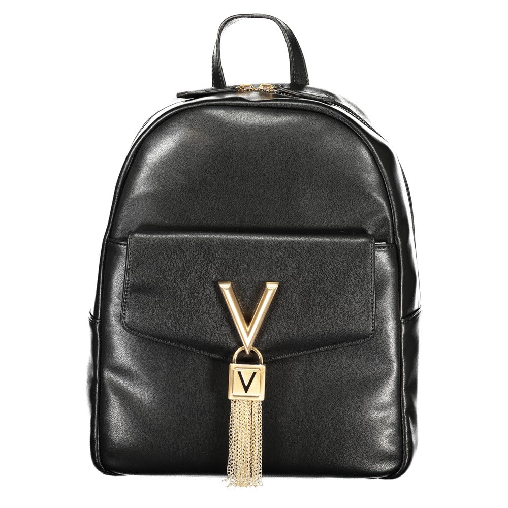 Mario Valentino Black Polyurethane Women's Backpack Mario Valentino