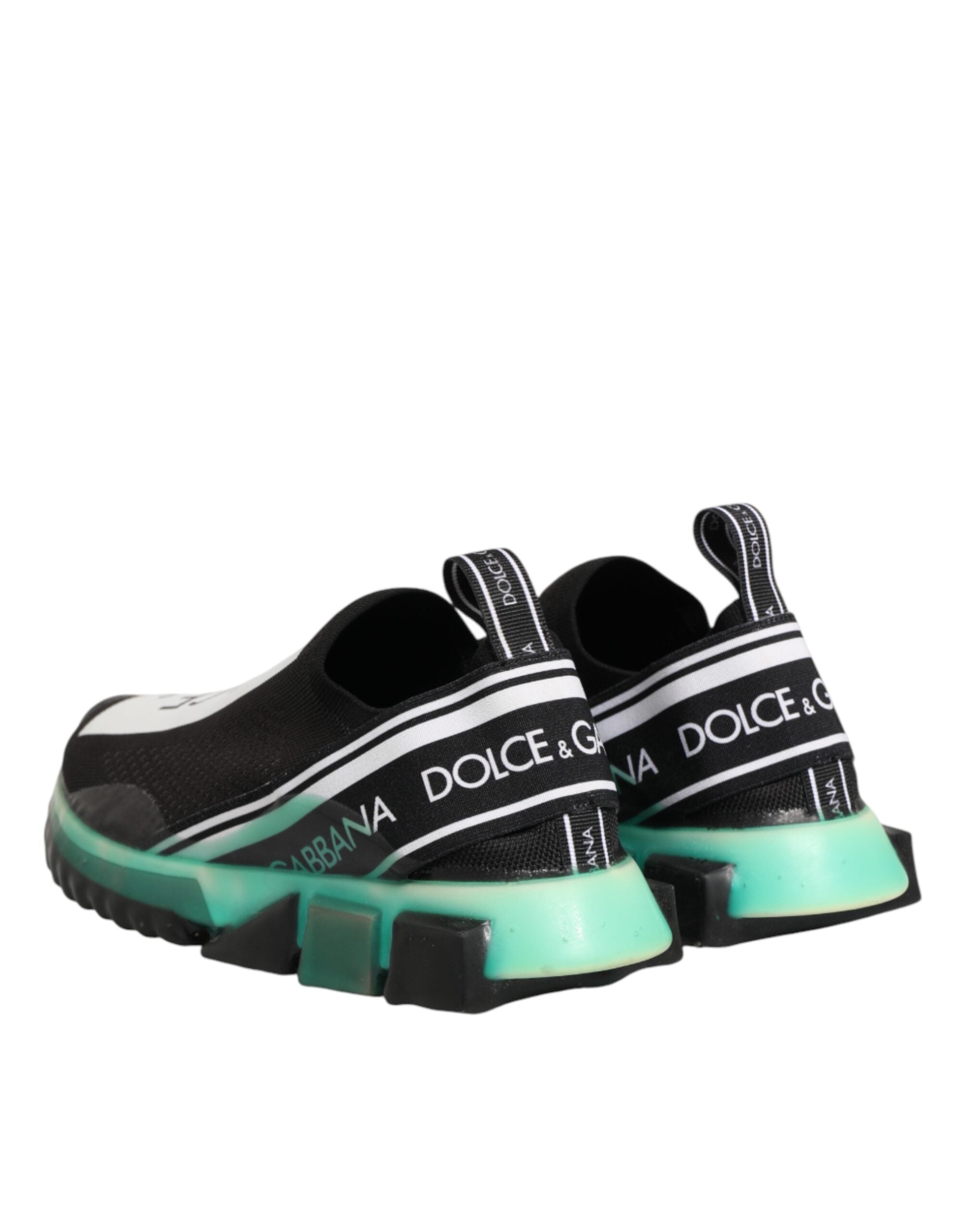 Dolce & Gabbana Black Slip On Sorrento Men Sneakers Shoes Dolce & Gabbana