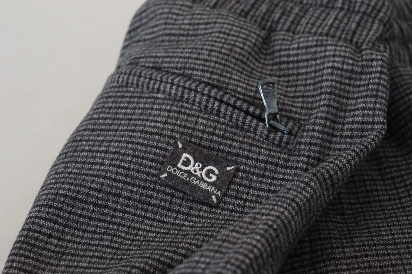 Dolce & Gabbana Gray Striped Wool Skinny Trouser Pants Dolce & Gabbana