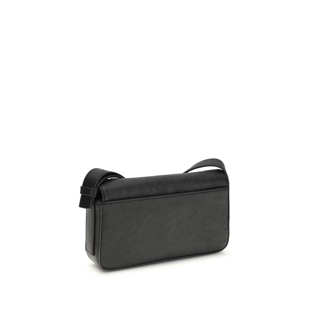 Alexander Wang Black Calf Leather Bos Taurus Shoulder Bag Alexander Wang