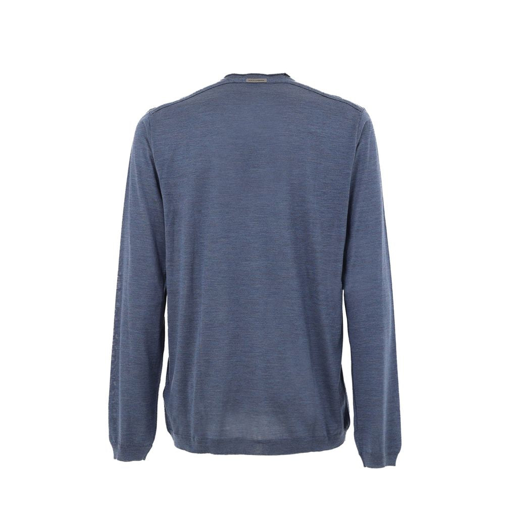 Dolce & Gabbana Blue Silk Sweatshirt Dolce & Gabbana