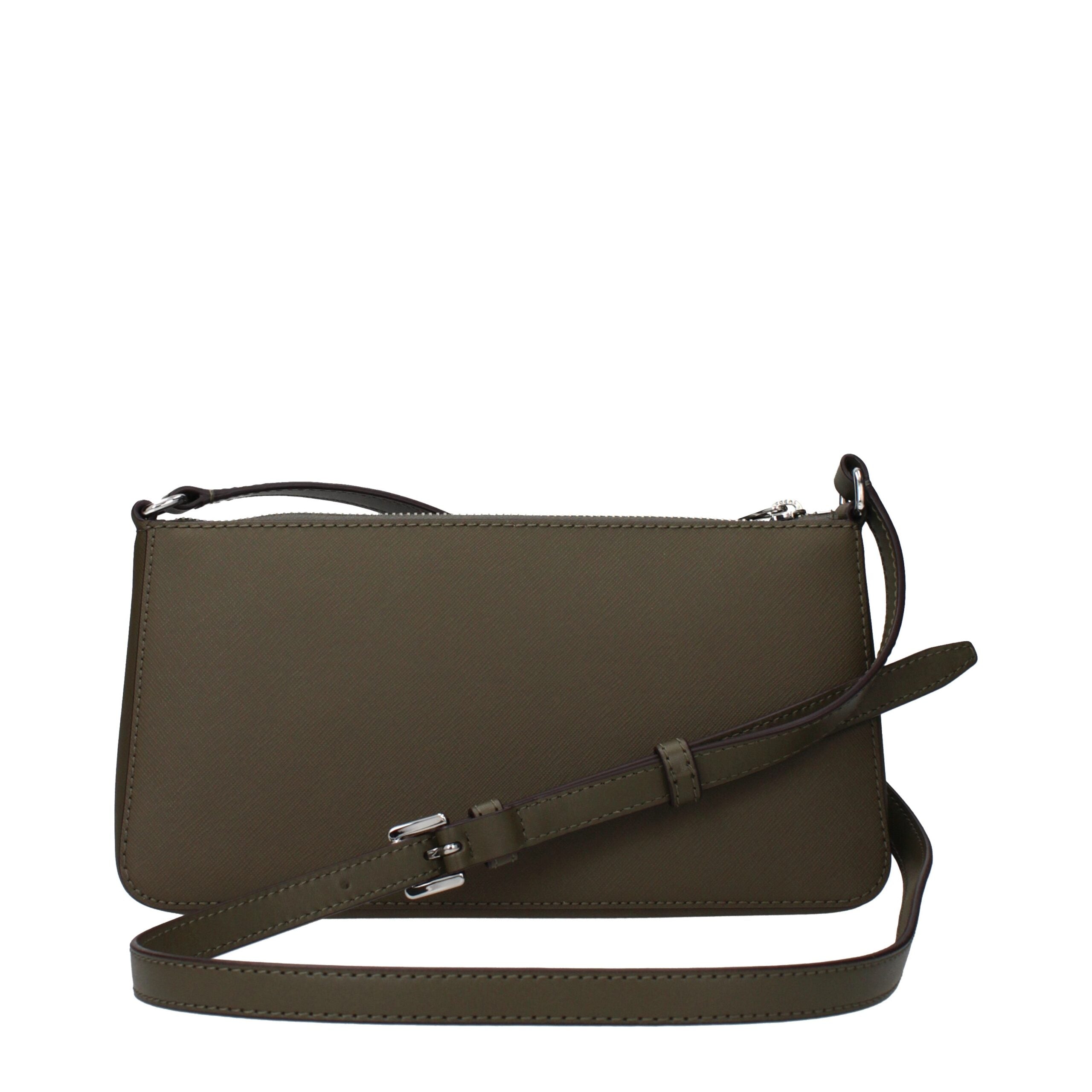 Michael Kors Green Fabric Crossbody Bag Michael Kors