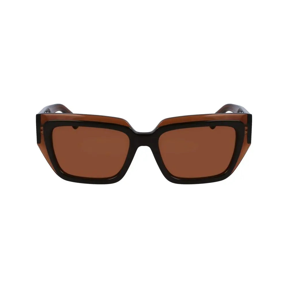 Ferragamo Brown Acetate Sunglasses Ferragamo