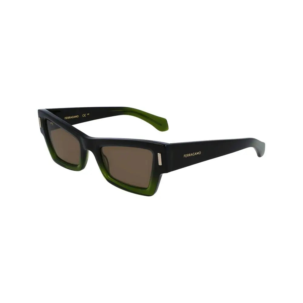 Ferragamo Bicolor Acetate Sunglasses Ferragamo