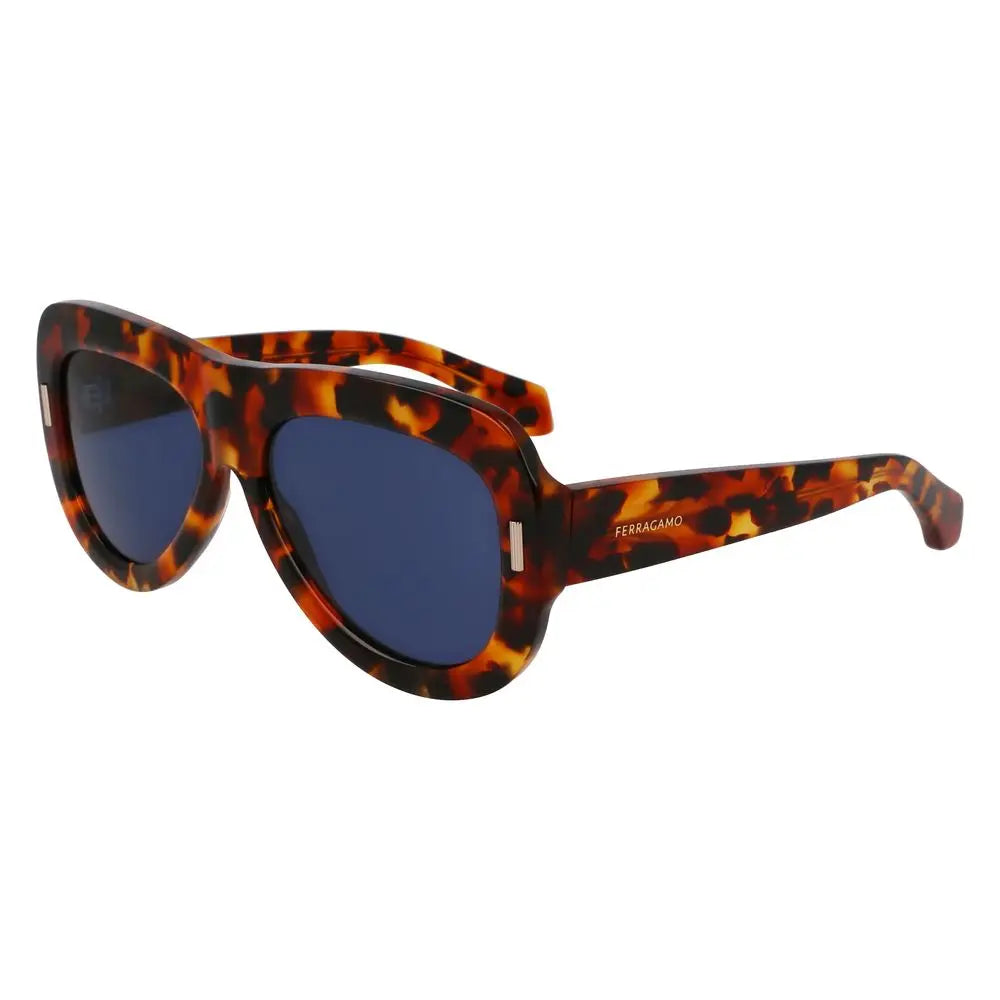 Ferragamo Brown Acetate Sunglasses Ferragamo