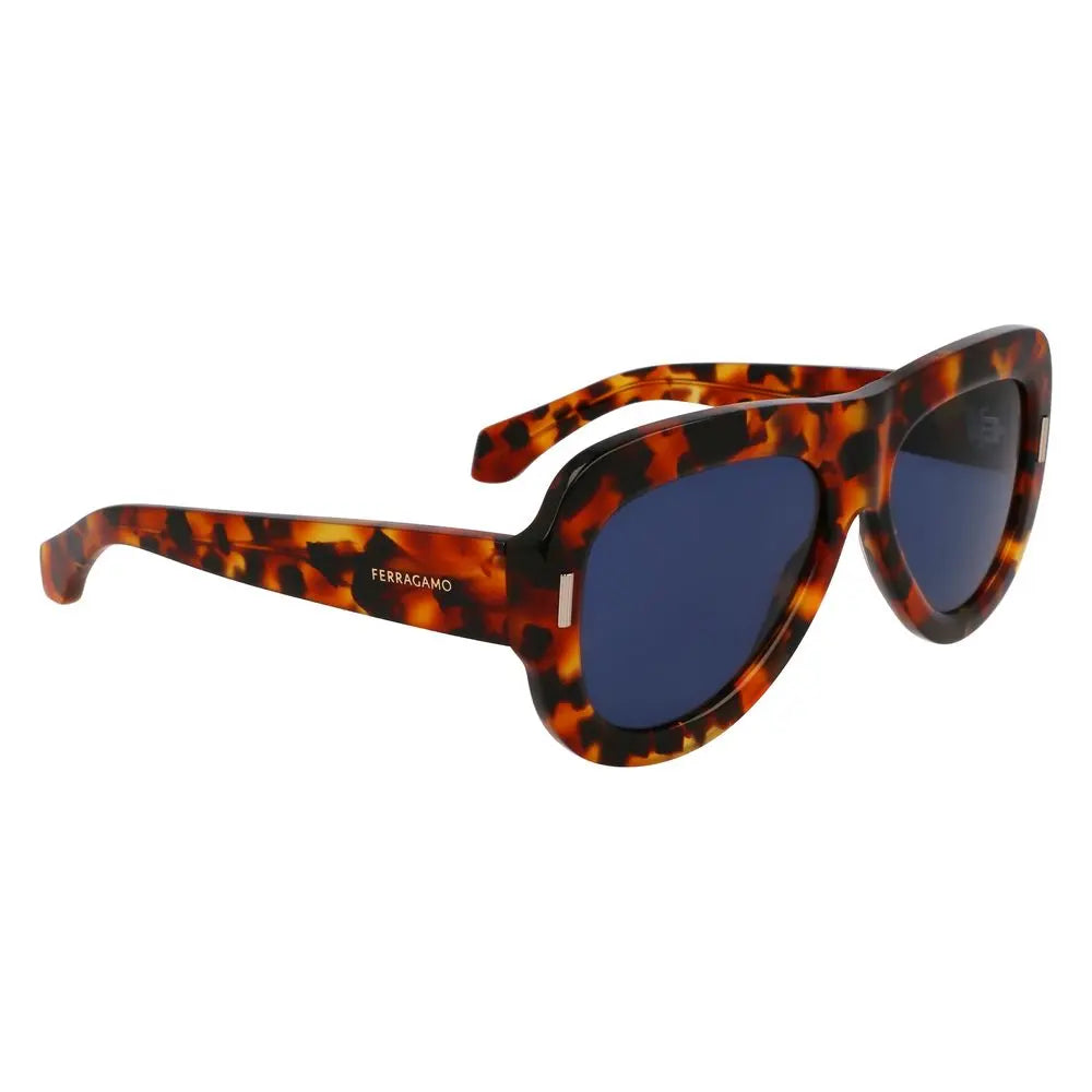 Ferragamo Brown Acetate Sunglasses Ferragamo