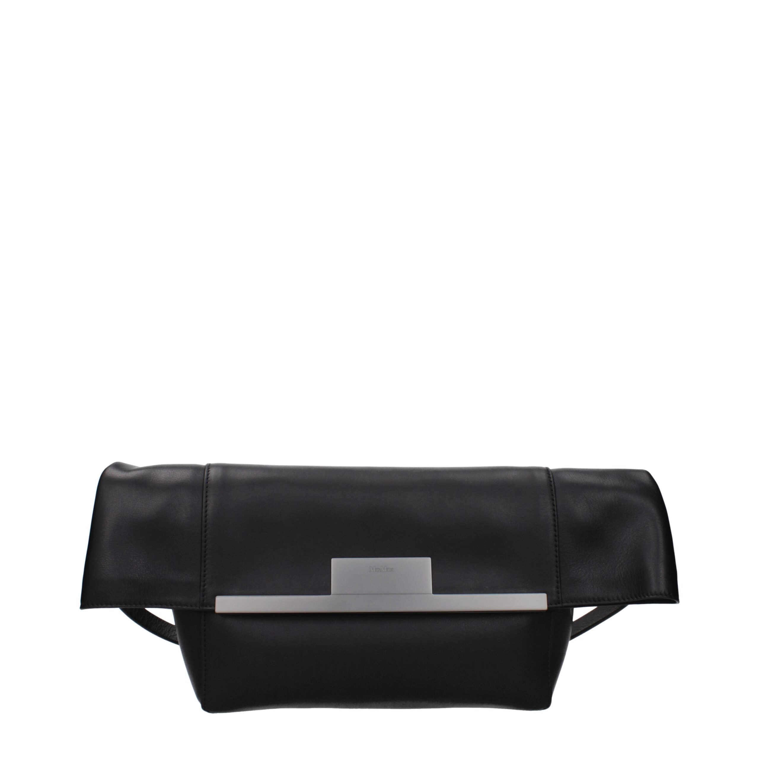 Max Mara Black Leather Shoulder Bag Max Mara