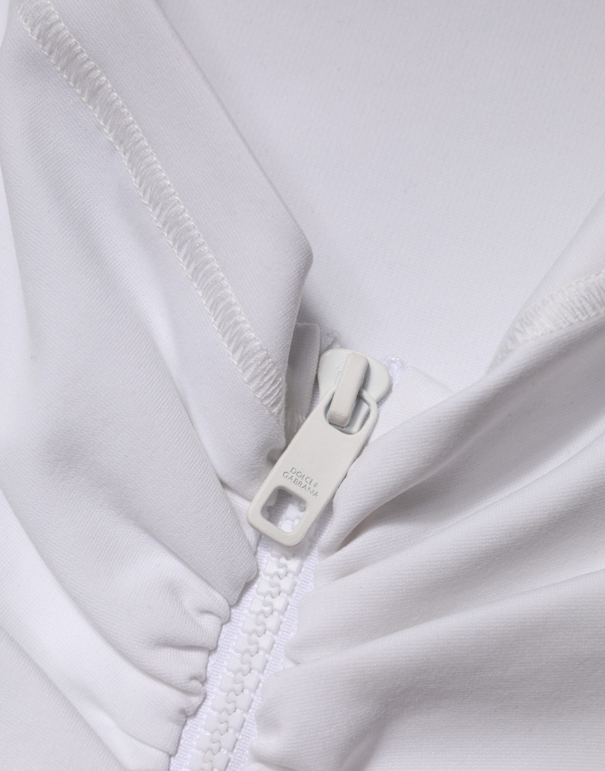 Dolce & Gabbana White Viscose Pencil Cut High Waist Mini Skirt Dolce & Gabbana