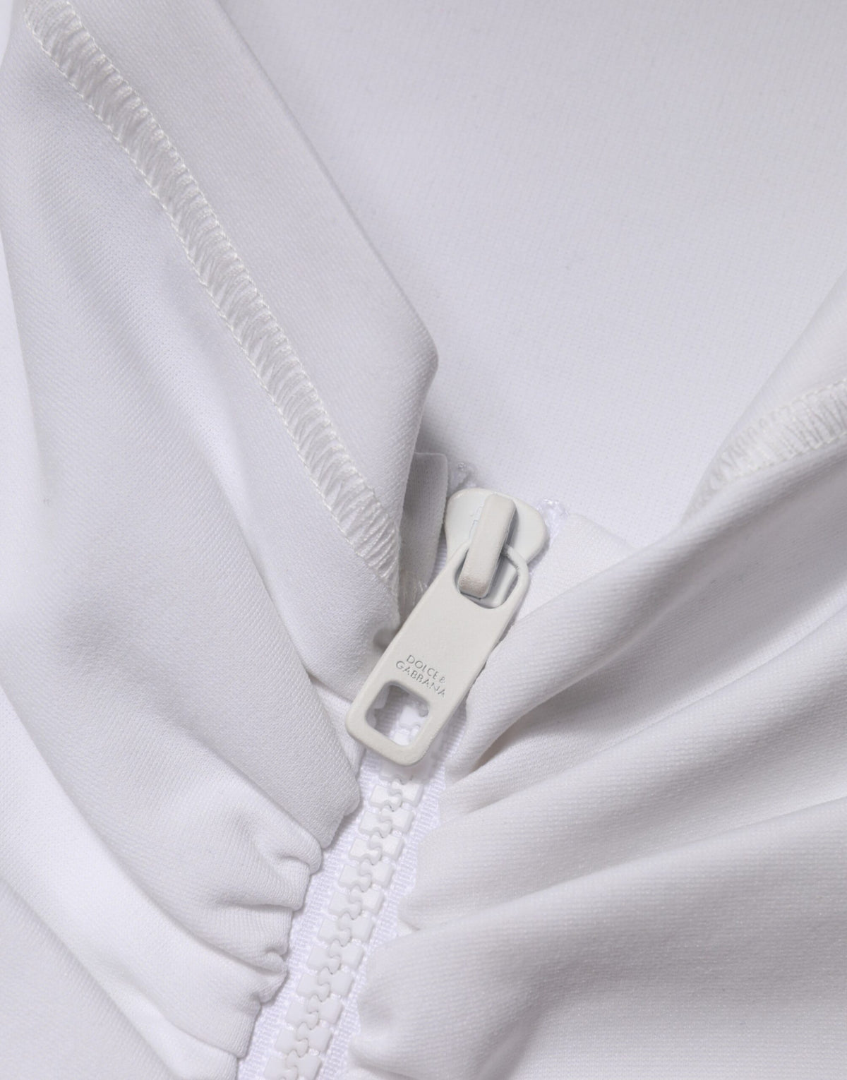 Dolce & Gabbana White Viscose Pencil Cut High Waist Mini Skirt
