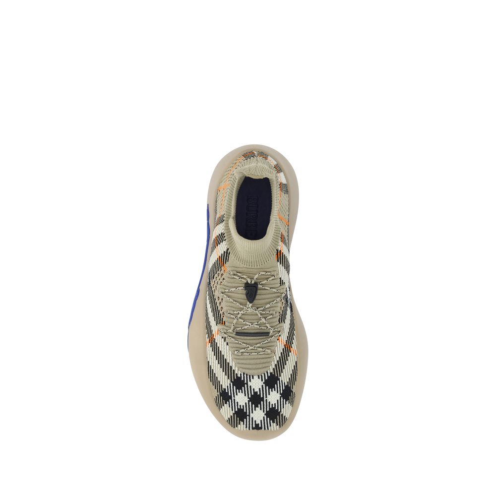 Burberry Brown Polyester Athletic Sneakers Burberry