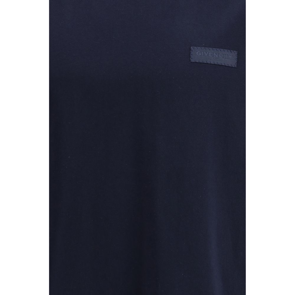 Givenchy Blue Cotton T-Shirt Givenchy
