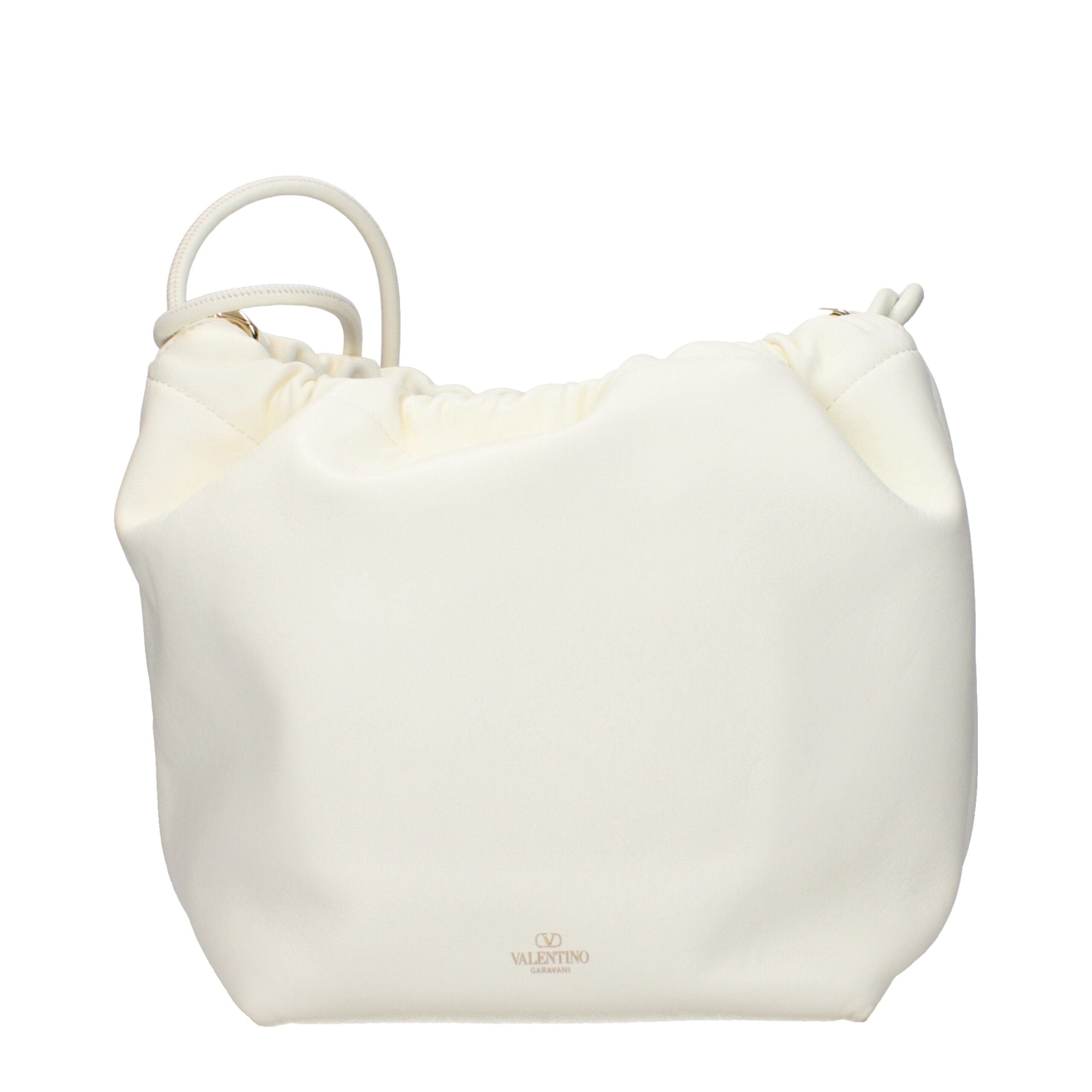 Valentino Garavani Beige Leather Shoulder Bag Valentino Garavani