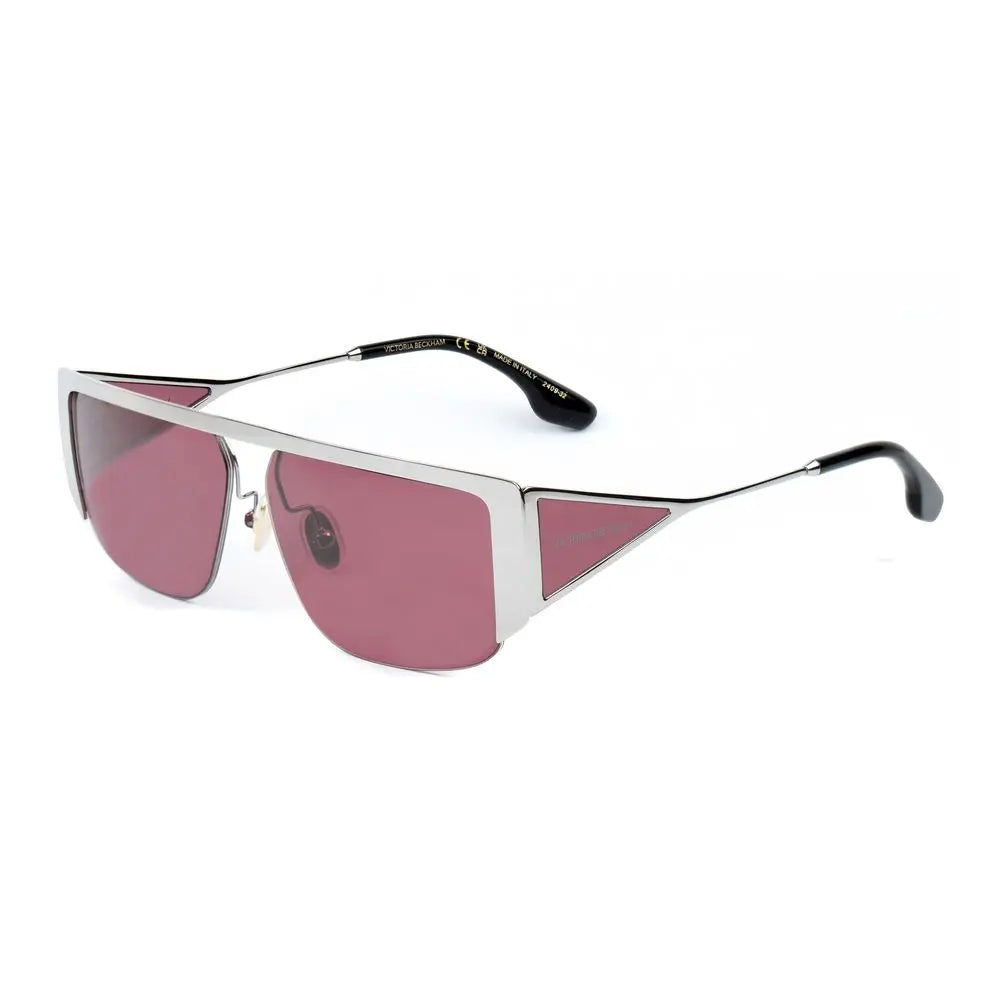Victoria Beckham Gray Metal Sunglasses Victoria Beckham