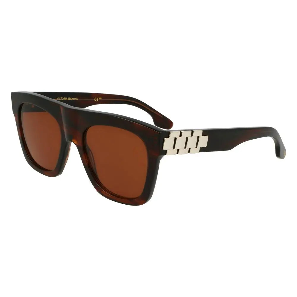 Victoria Beckham Brown Acetate Sunglasses Victoria Beckham