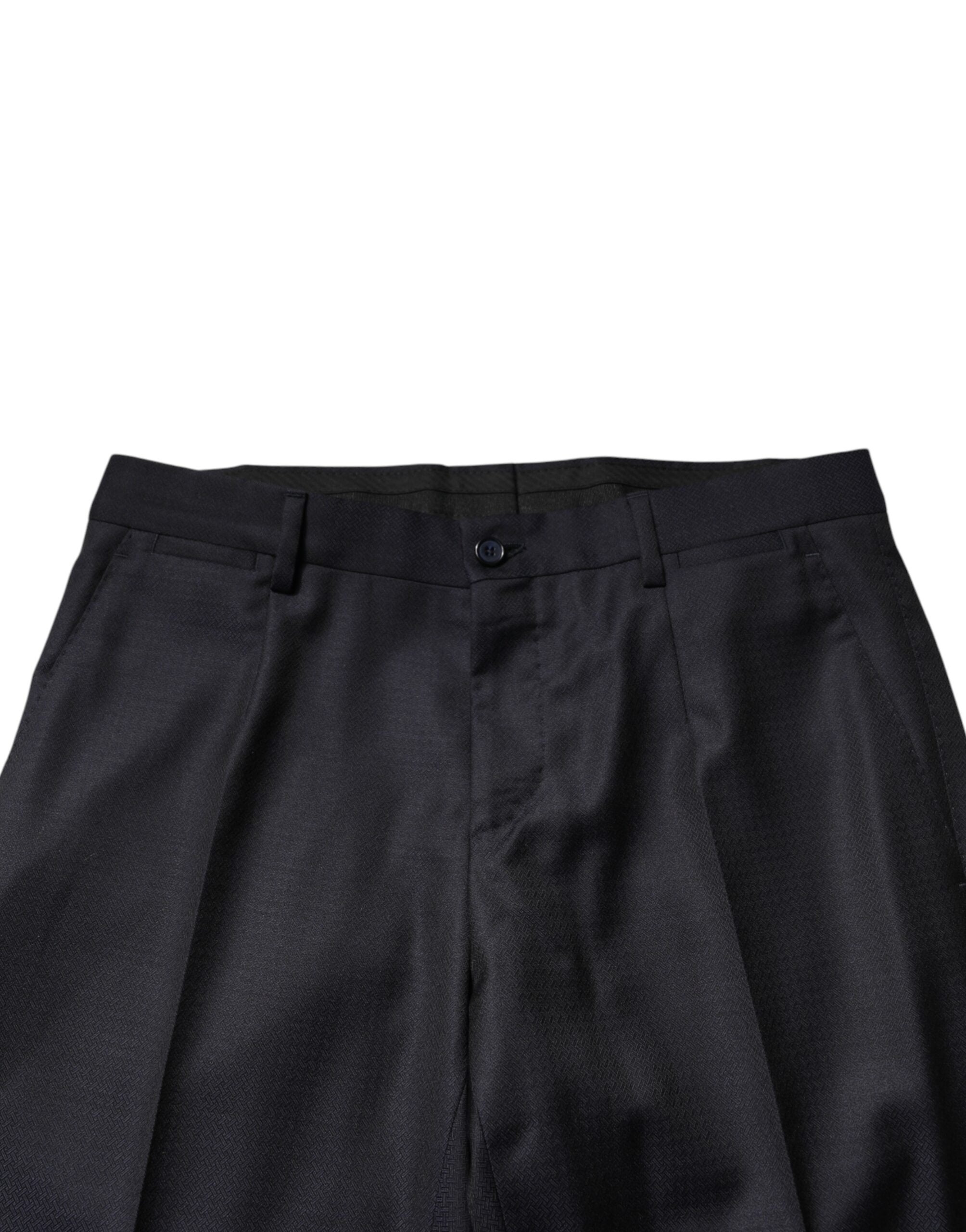 Dolce & Gabbana Black Wool Single Breasted Men 2 Piece Suit Dolce & Gabbana