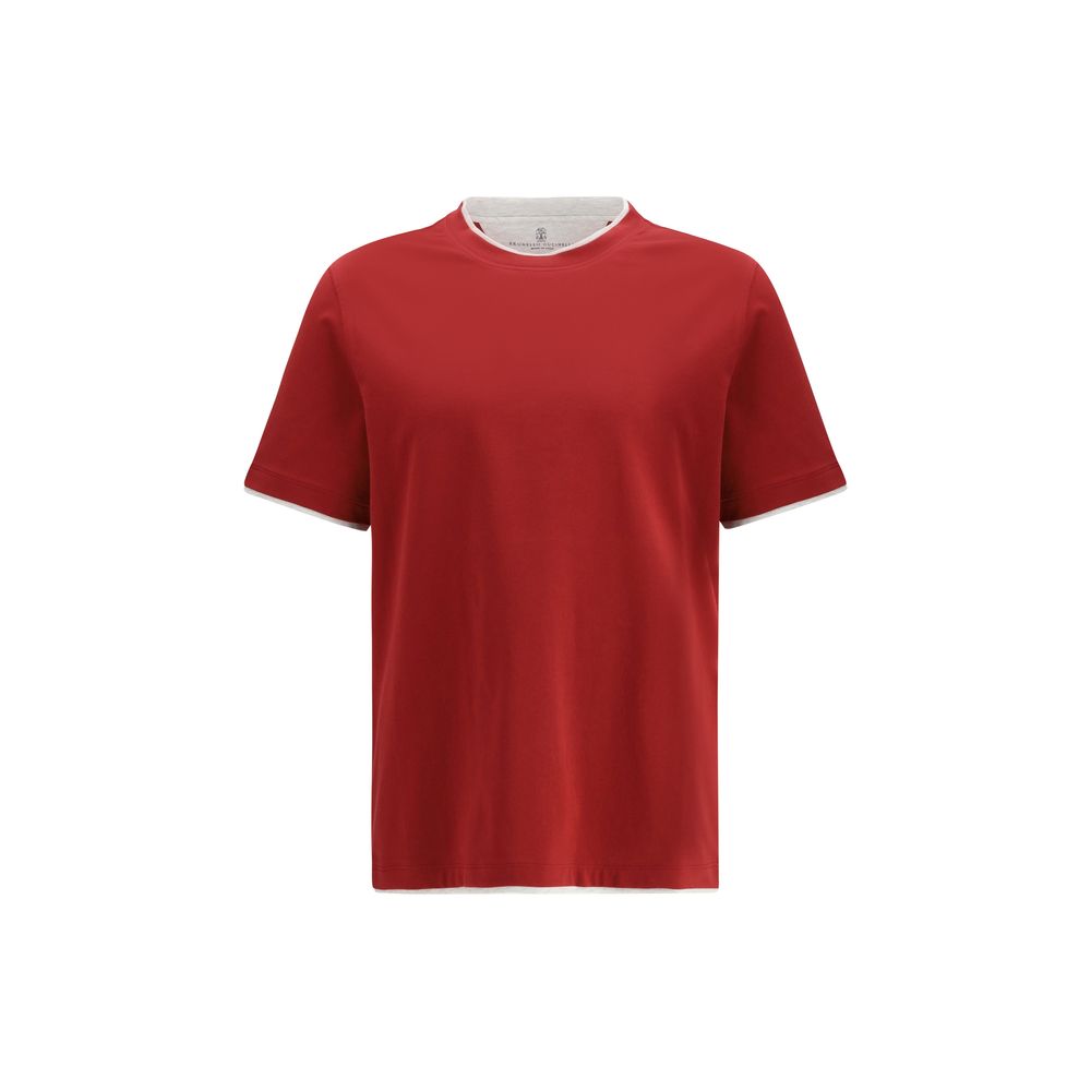 Brunello Cucinelli Multicolor Cotton T-Shirt Brunello Cucinelli