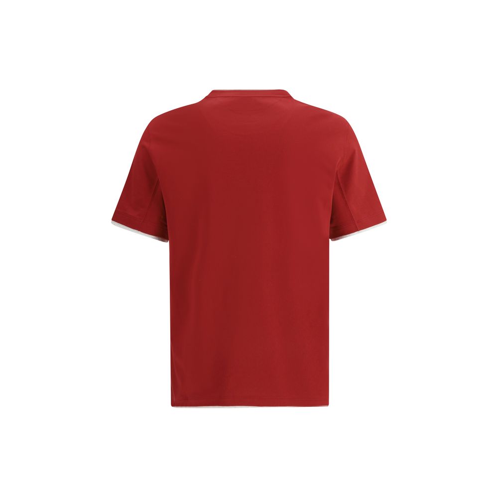 Brunello Cucinelli Multicolor Cotton T-Shirt Brunello Cucinelli