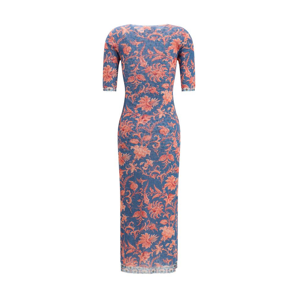 Etro Multicolor Polyamide Casual Dress Etro