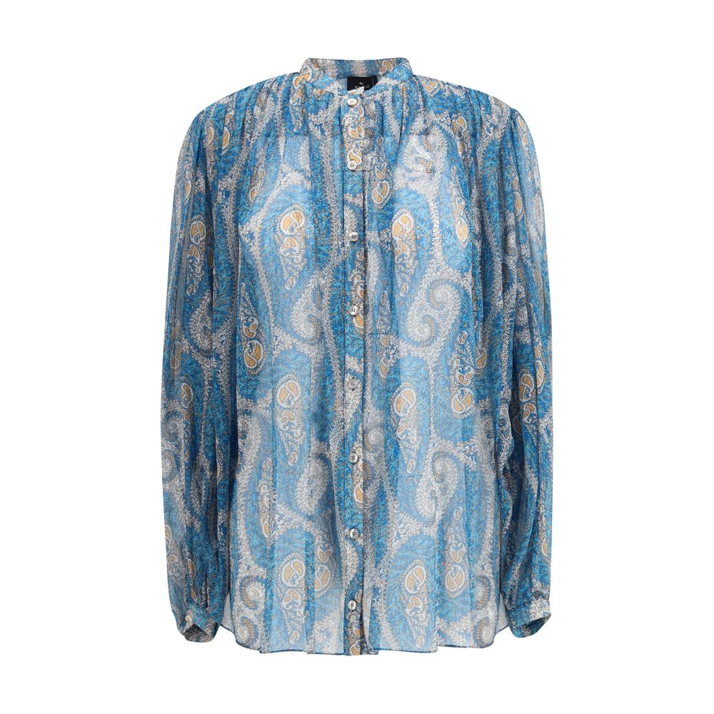 Etro Multicolor Silk Pattern Shirt Etro
