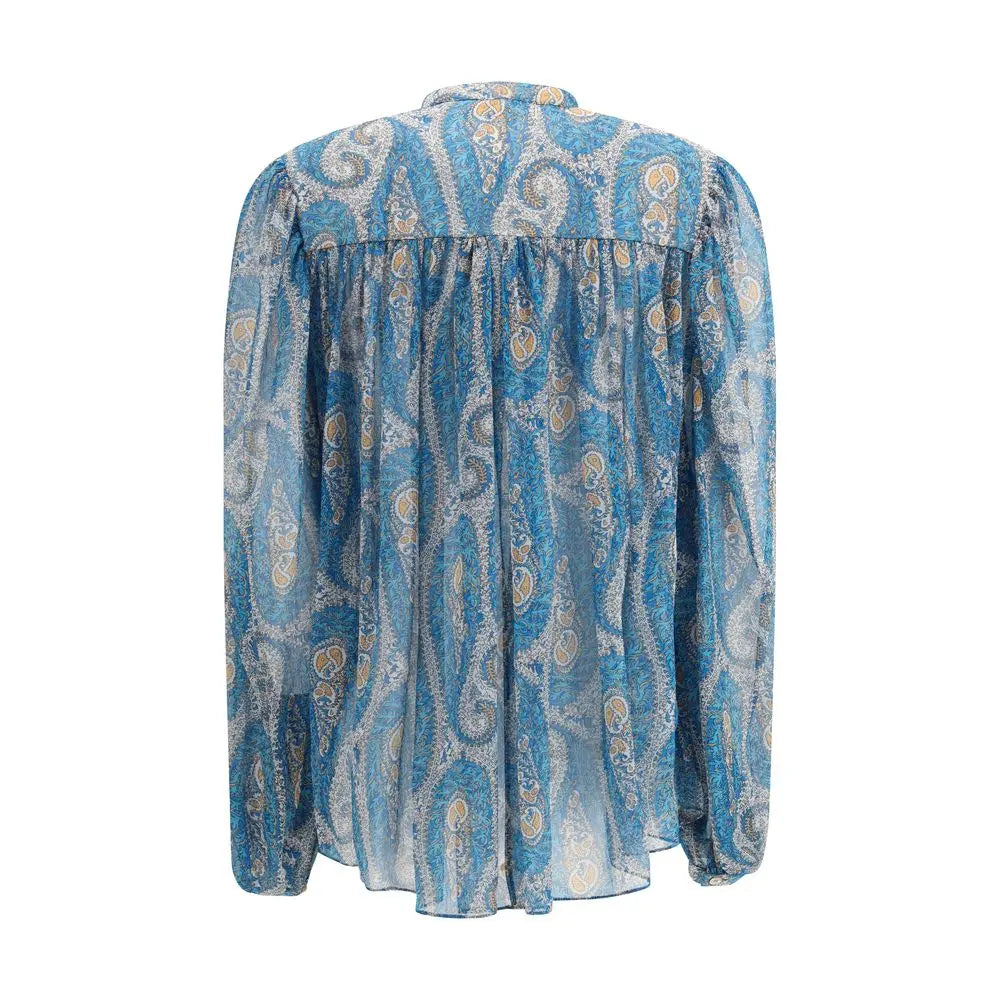 Etro Multicolor Silk Pattern Shirt Etro