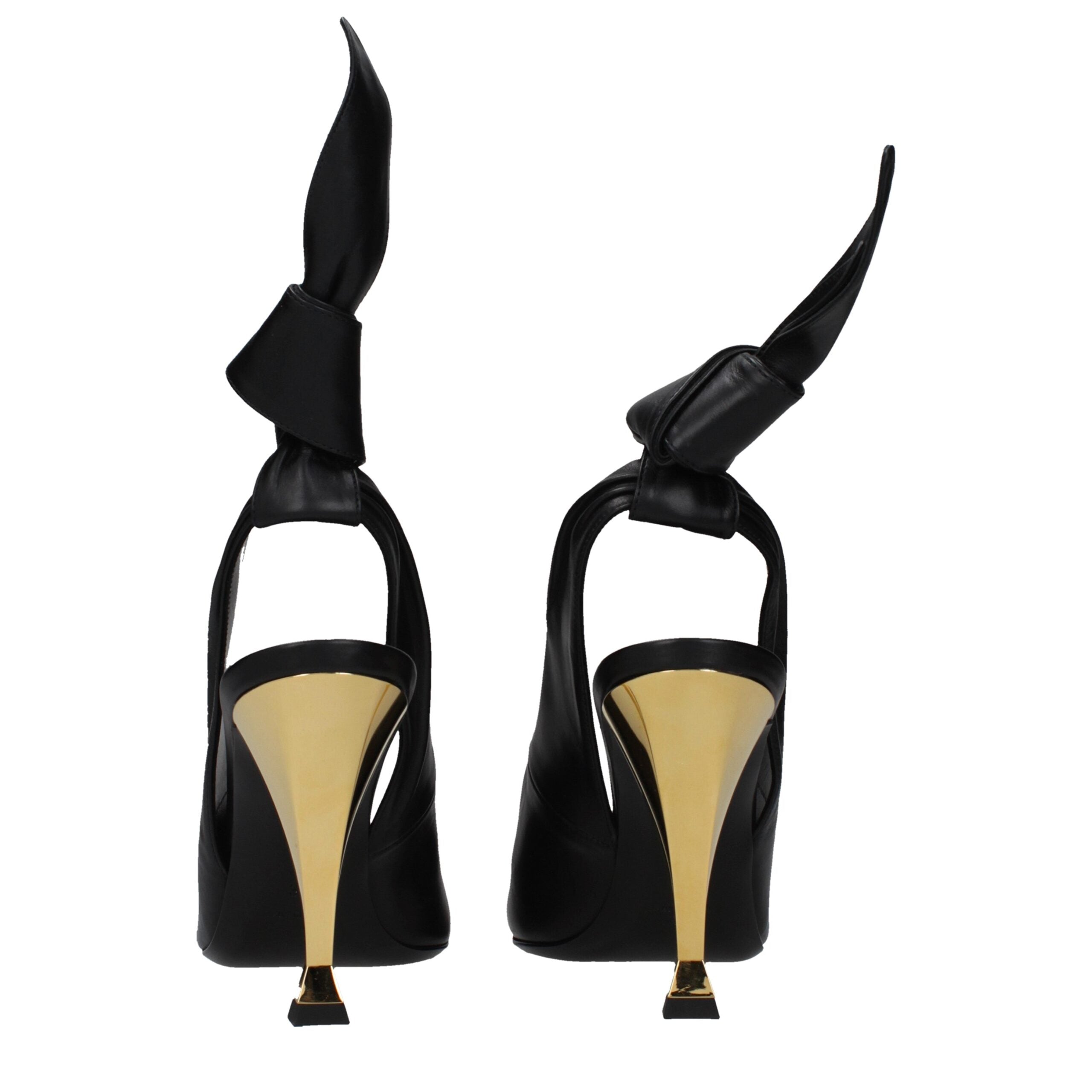 Givenchy Black Leather High Heel Pumps Givenchy