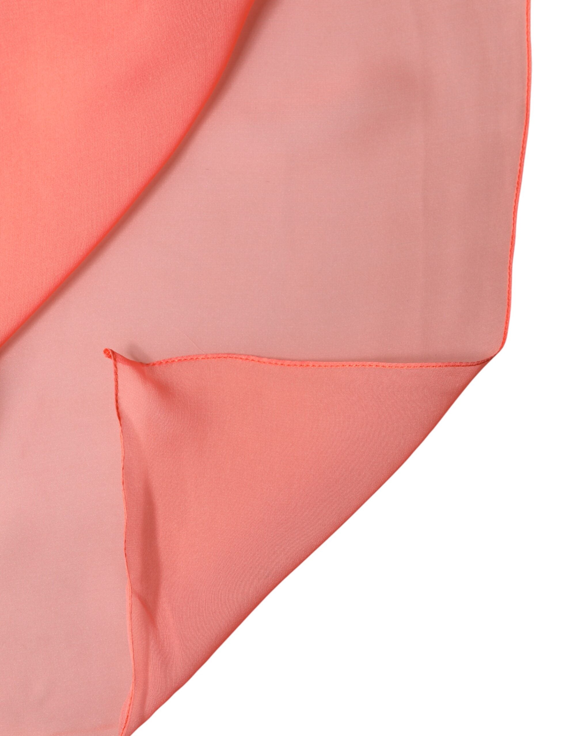 Dolce & Gabbana Light Pink Stole Neck Wrap Shawl Scarf Dolce & Gabbana