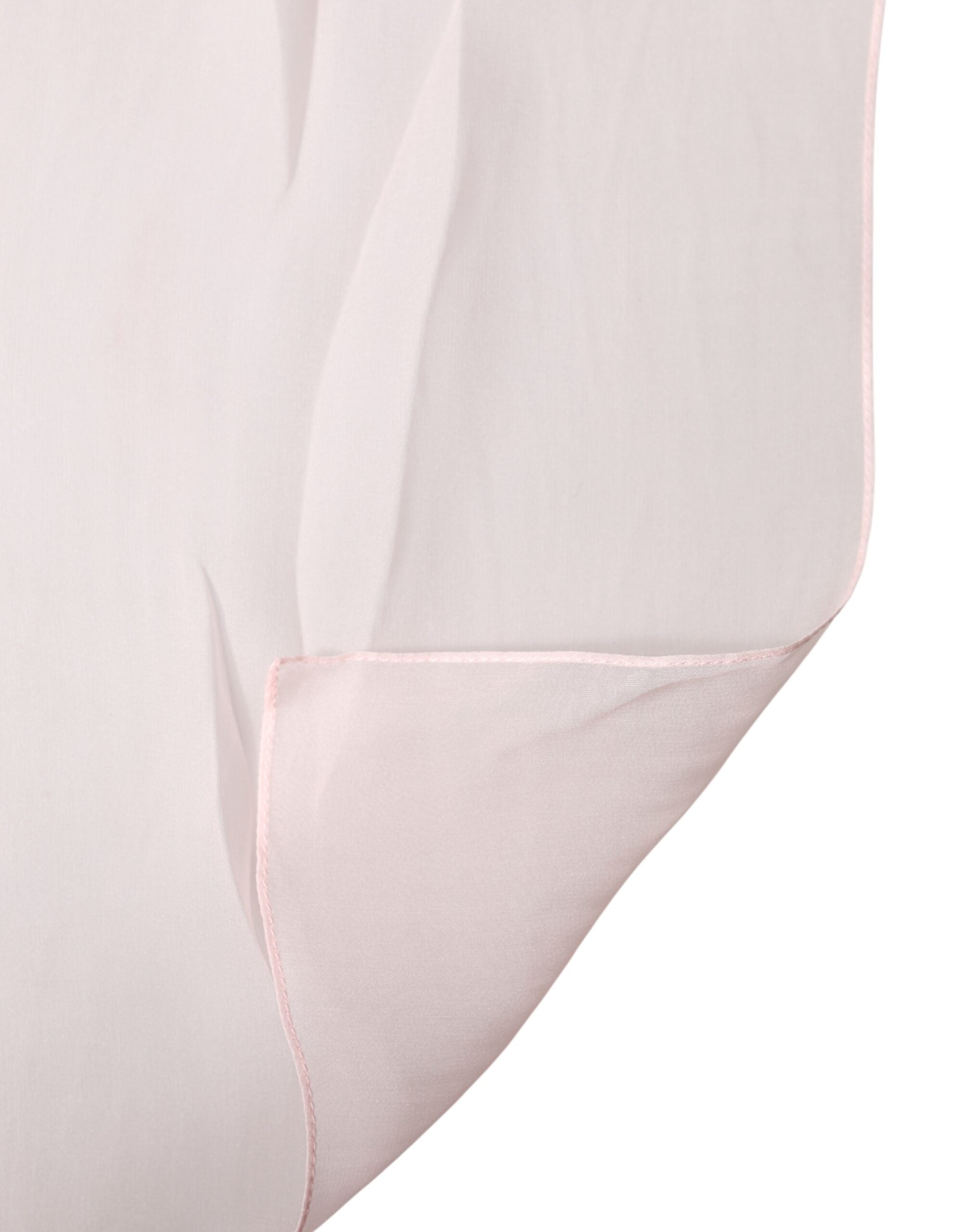 Dolce & Gabbana Light Pink Stole Silk Neck Wrap Shawl Scarf Dolce & Gabbana