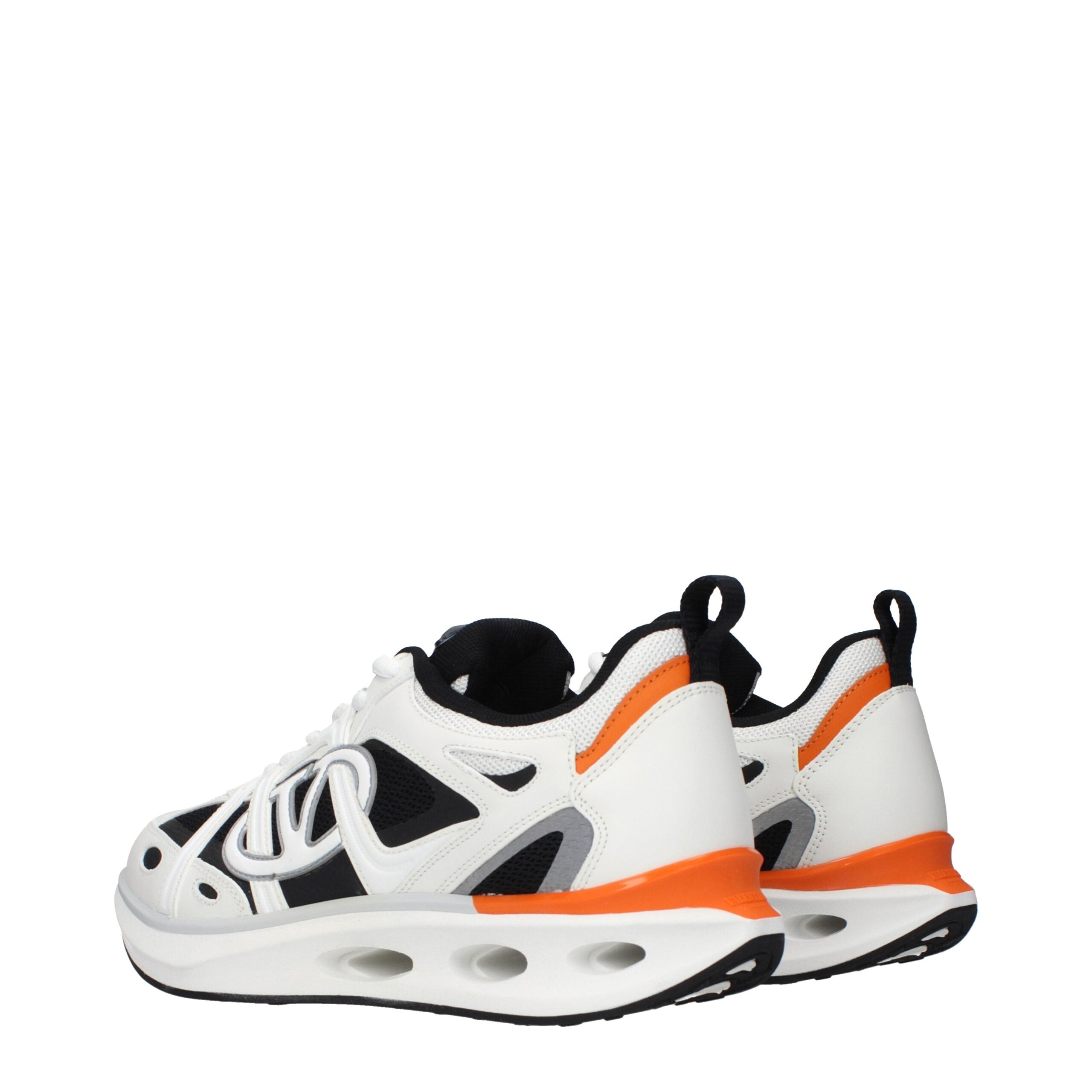 Valentino Garavani White Fabric Athletic Sneakers Valentino Garavani