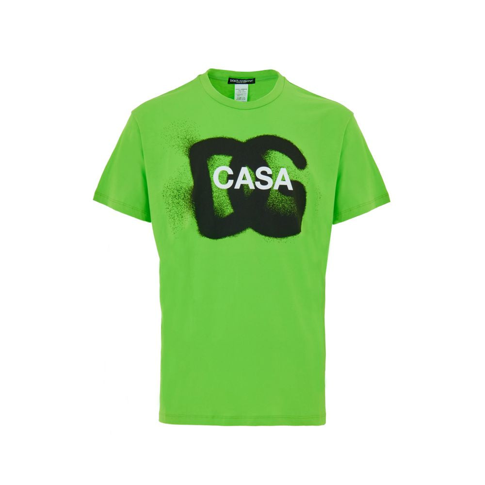 Dolce & Gabbana Green Cotton Sportswear Dolce & Gabbana