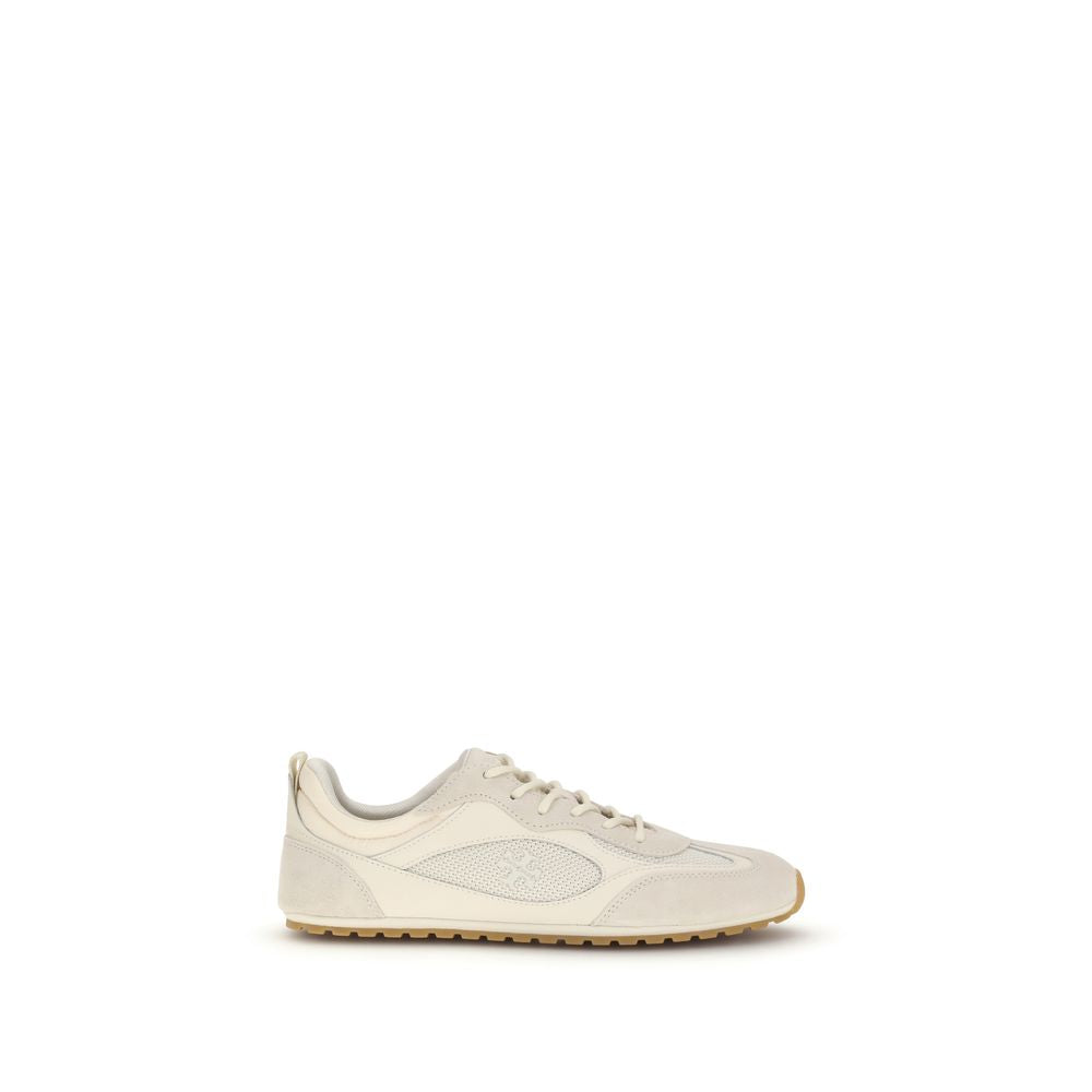 Tory Burch Beige Polyester Sneakers Tory Burch